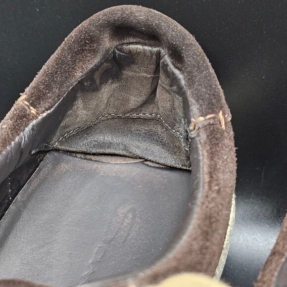 Santoni Brown Suede Sneakers Lace up Mens size 11.5 D - Picture 9 of 10